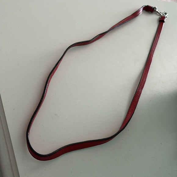 Fun Coach bag in a lovely red shade. Perfect accessory for any event. - Picture 6 of 6